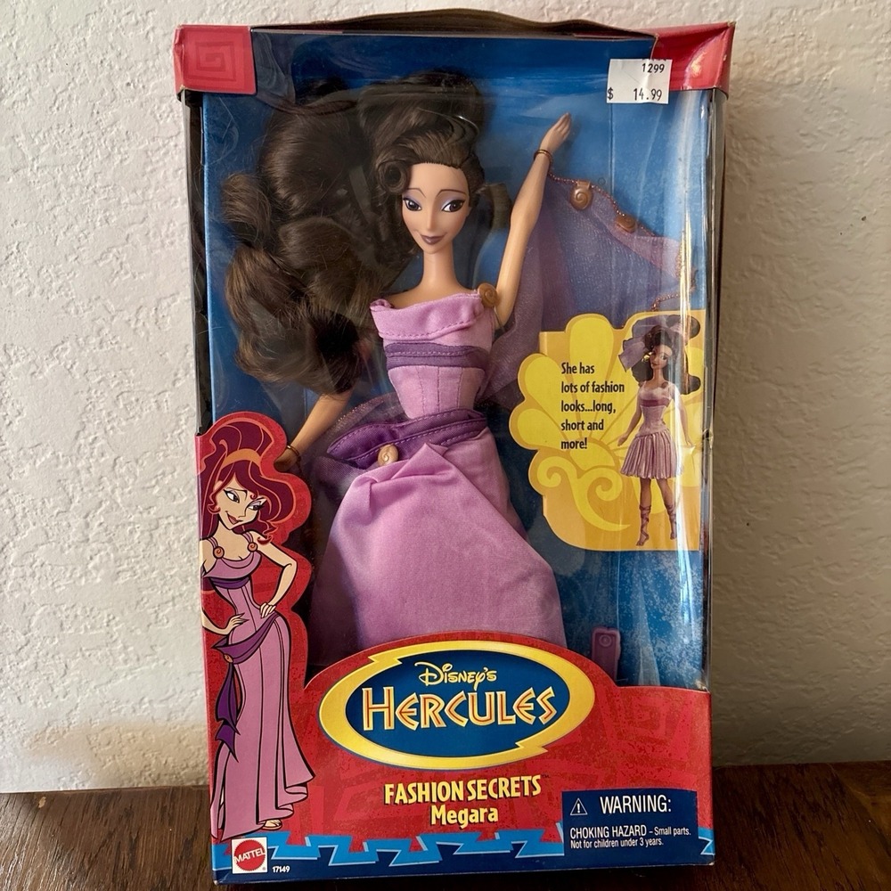 1996 Disney Hercules Fashion Secrets Megara Brand New (Other) Sealed